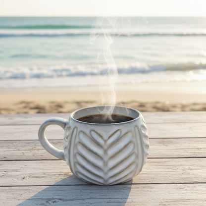 Mug Ceramic Natural Texture Handcrafted 350ml
