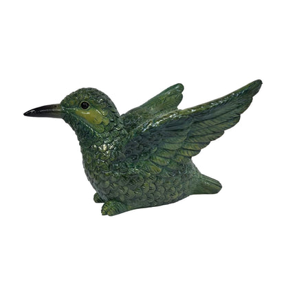 Sparrow Bird Resin Planter Pot with Drainage Hole | Cute Indoor Outdoor Succulent Pot