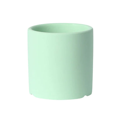 Colourful Ceramic Planter Pot with Drainage Hole | Matte Finish Indoor Succulent Pot | No Tray