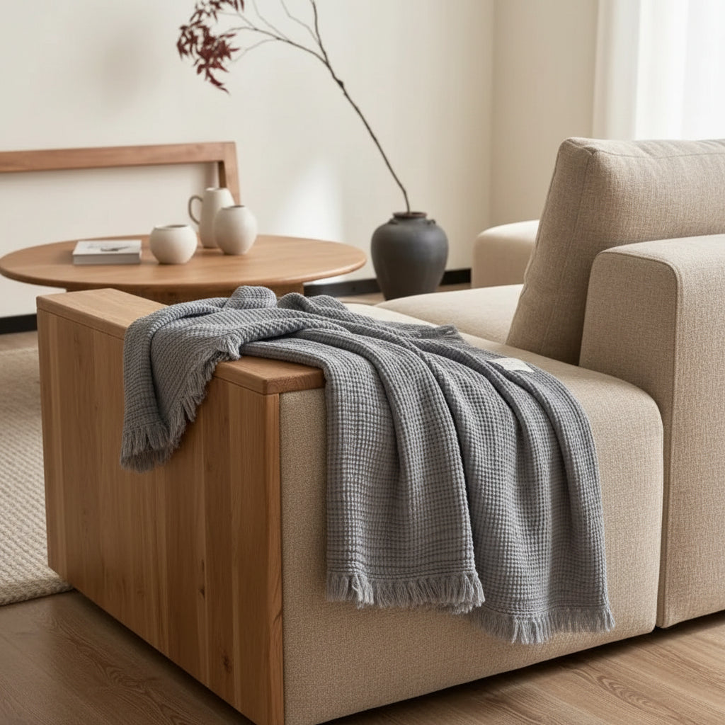 100% Cotton Muslin Blanket | Soft Throw & Bed Blanket Australia