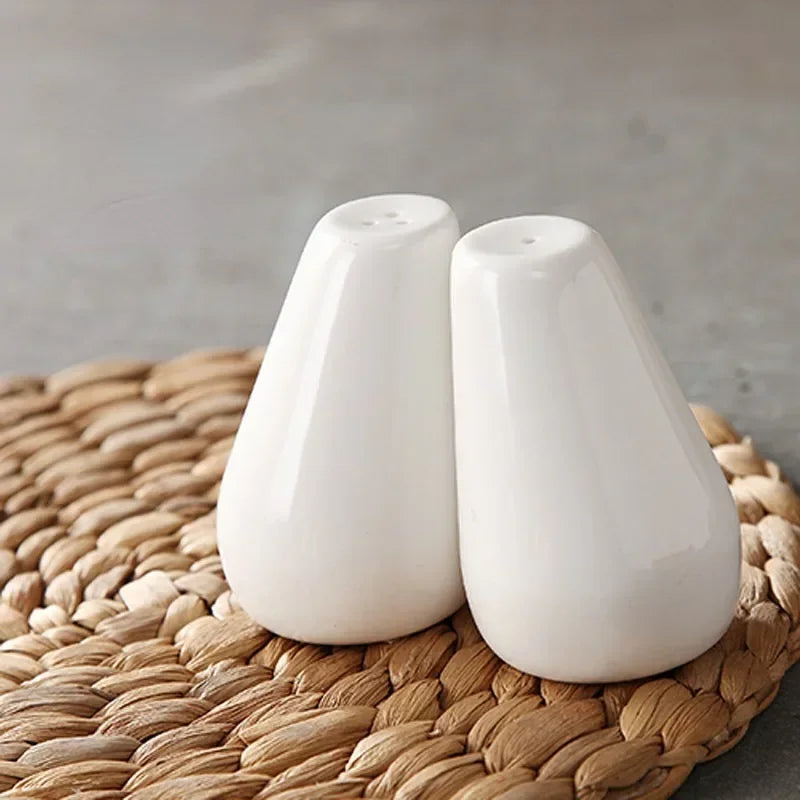 Salt Pepper Shaker Set White Hug