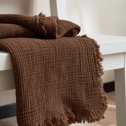 100% Cotton Muslin Blanket | Soft Throw & Bed Blanket Australia