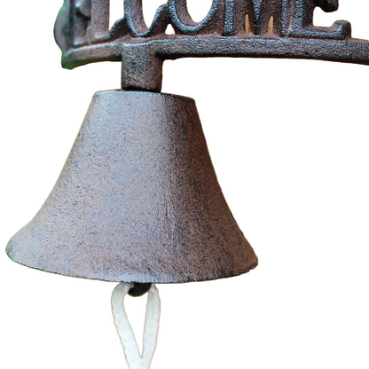Doorbell Welcome Cast Iron Bird Entrance Vintage Cottage 21cm x 21.7cm