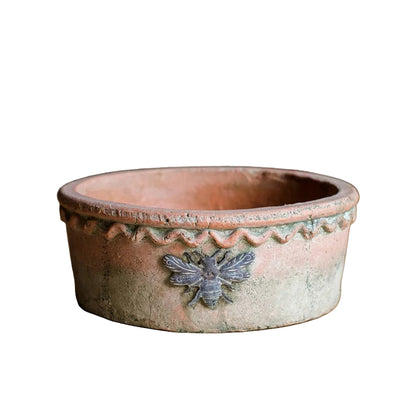 Pot Planter Garden Rustic Terracotta Style Bee