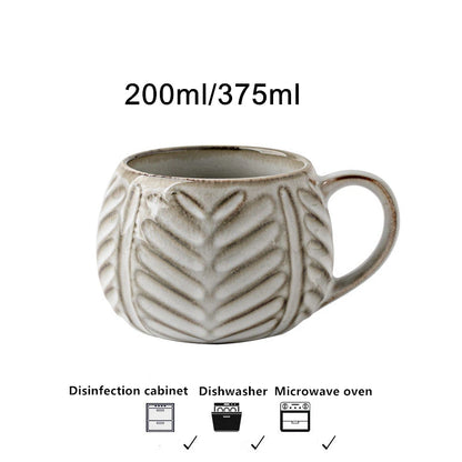 Mug Cup Tea Coffee Natural Stoneware