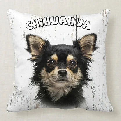 Cushion Cover Dog Breeds | 26 Breeds Polyester Cotton Sofa Pillow Case