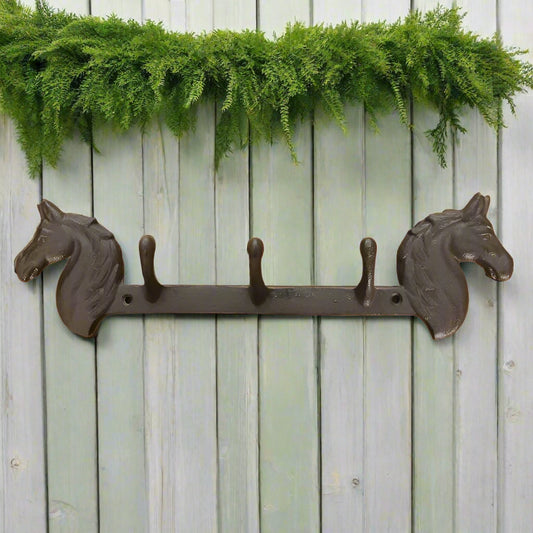 Hook Horse Horses Farmhouse Country Cast Iron