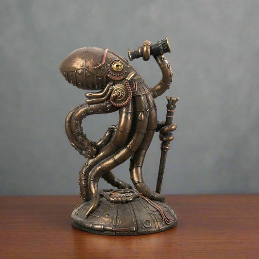 Octopus Captain Steampunk Retro Ornament