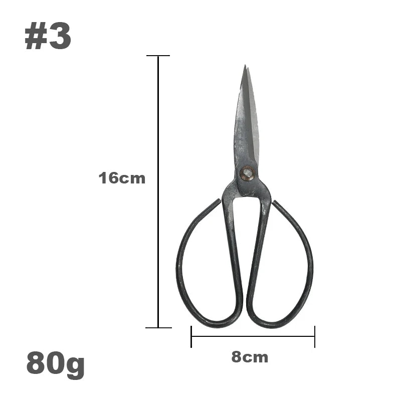 Traditional Iron Scissors | Vintage Style | 5 Sizes for Home & Garden