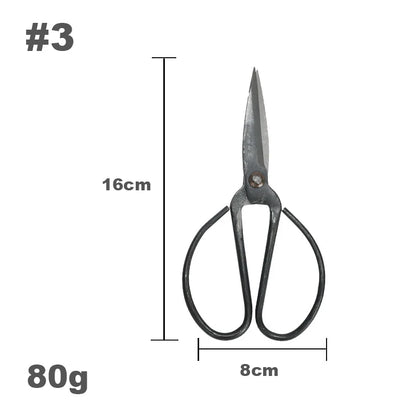 Traditional Iron Scissors | Vintage Style | 5 Sizes for Home & Garden