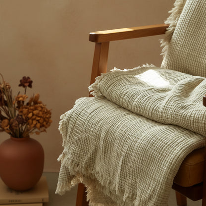 100% Cotton Muslin Blanket | Soft Throw & Bed Blanket Australia