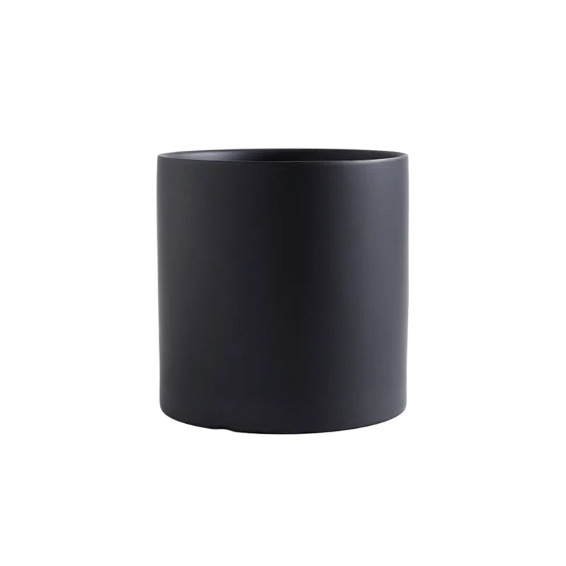 Colourful Ceramic Planter Pot with Drainage Hole | Matte Finish Indoor Succulent Pot | No Tray