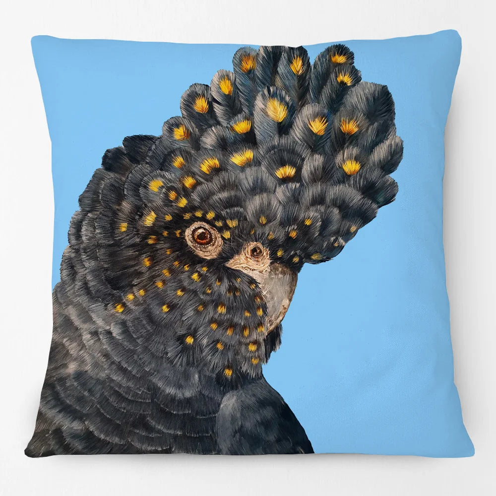 Australian Birds Cushion Cover | Rainbow Lorikeet Black Cockatoo Magpie & More | 45cm