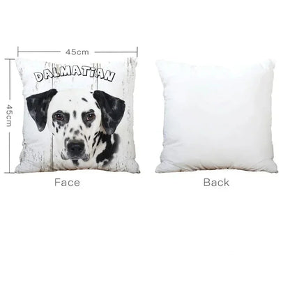 Cushion Cover Dog Breeds | 26 Breeds Polyester Cotton Sofa Pillow Case