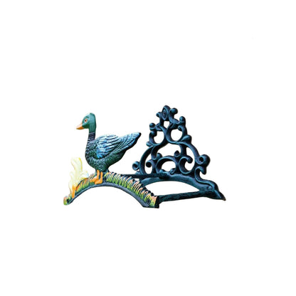 Hose Wall Holder Duck Cast Iron Vintage Garden