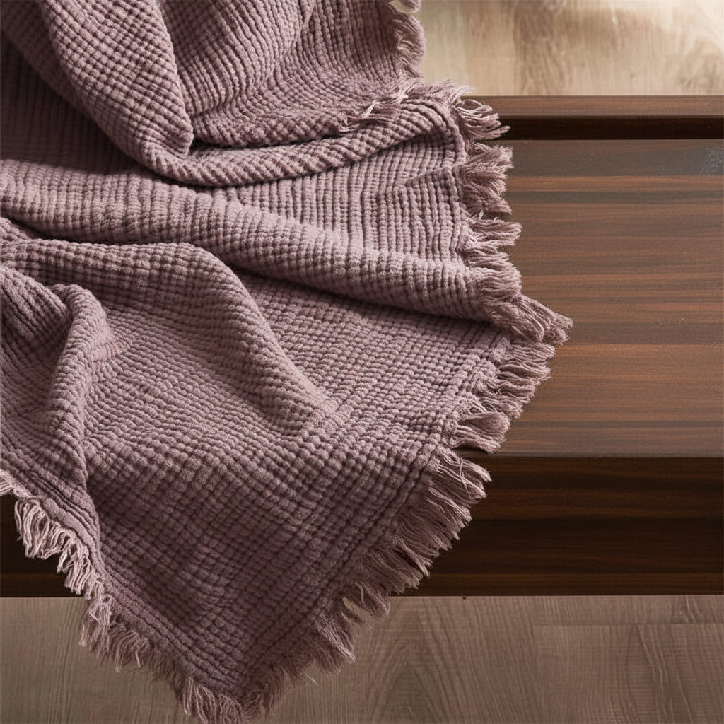 100% Cotton Muslin Blanket | Soft Throw & Bed Blanket Australia