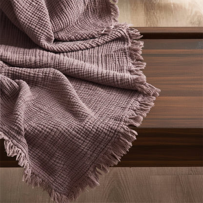 100% Cotton Muslin Blanket | Soft Throw & Bed Blanket Australia