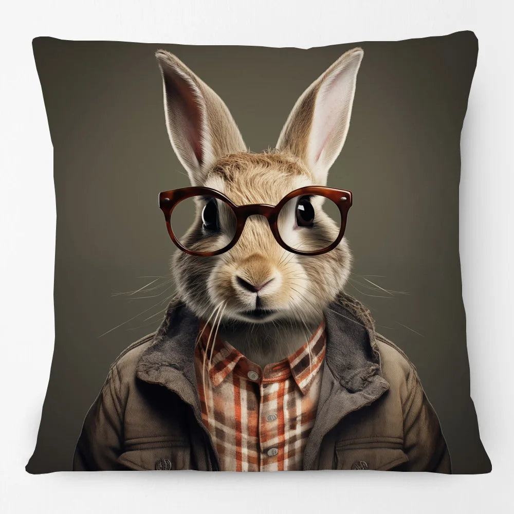 Cushion Cover Vintage Funky Horse Donkey Cow Dog