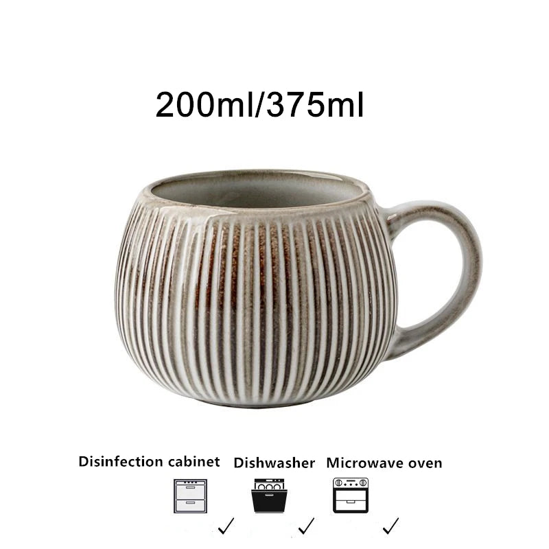 Mug Cup Tea Coffee Natural Stoneware