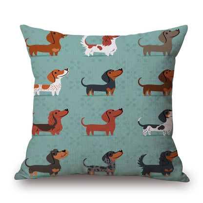 Cushion Cover Dachshund Sausage Dog - Dog Lover Gift