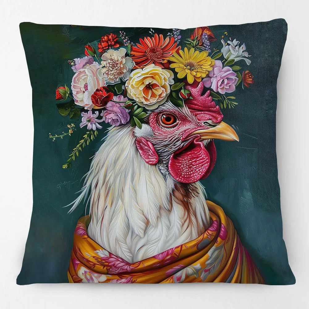 Cushion Cover Floral Animal Victorian Range - Unique & Quirky