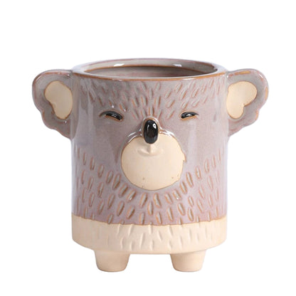Koala Planter Pot 7cm | Ceramic Garden & Indoor Succulent Pot Australia