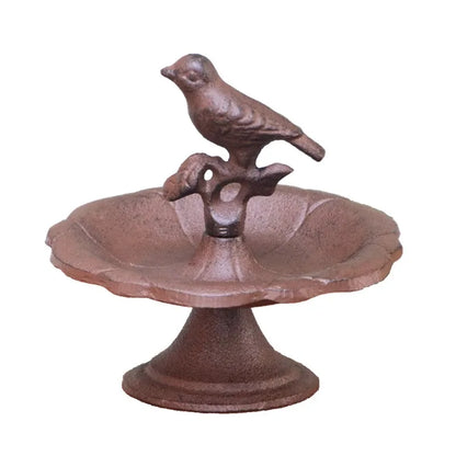 Bird Feeder Rustic Cast Iron