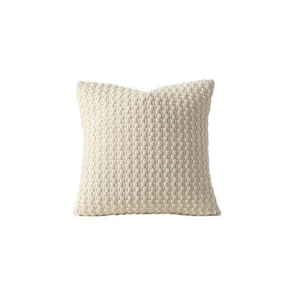 Cushion Cover Striped Corduroy - Beige Khaki Green Blue White