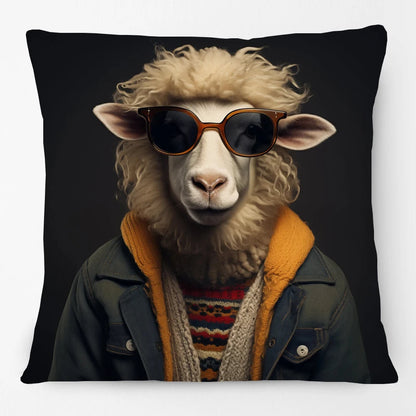 Cushion Cover Funky Farm Vintage Fox Highland Cow Sheep Alpaca Goat Donkey Horse