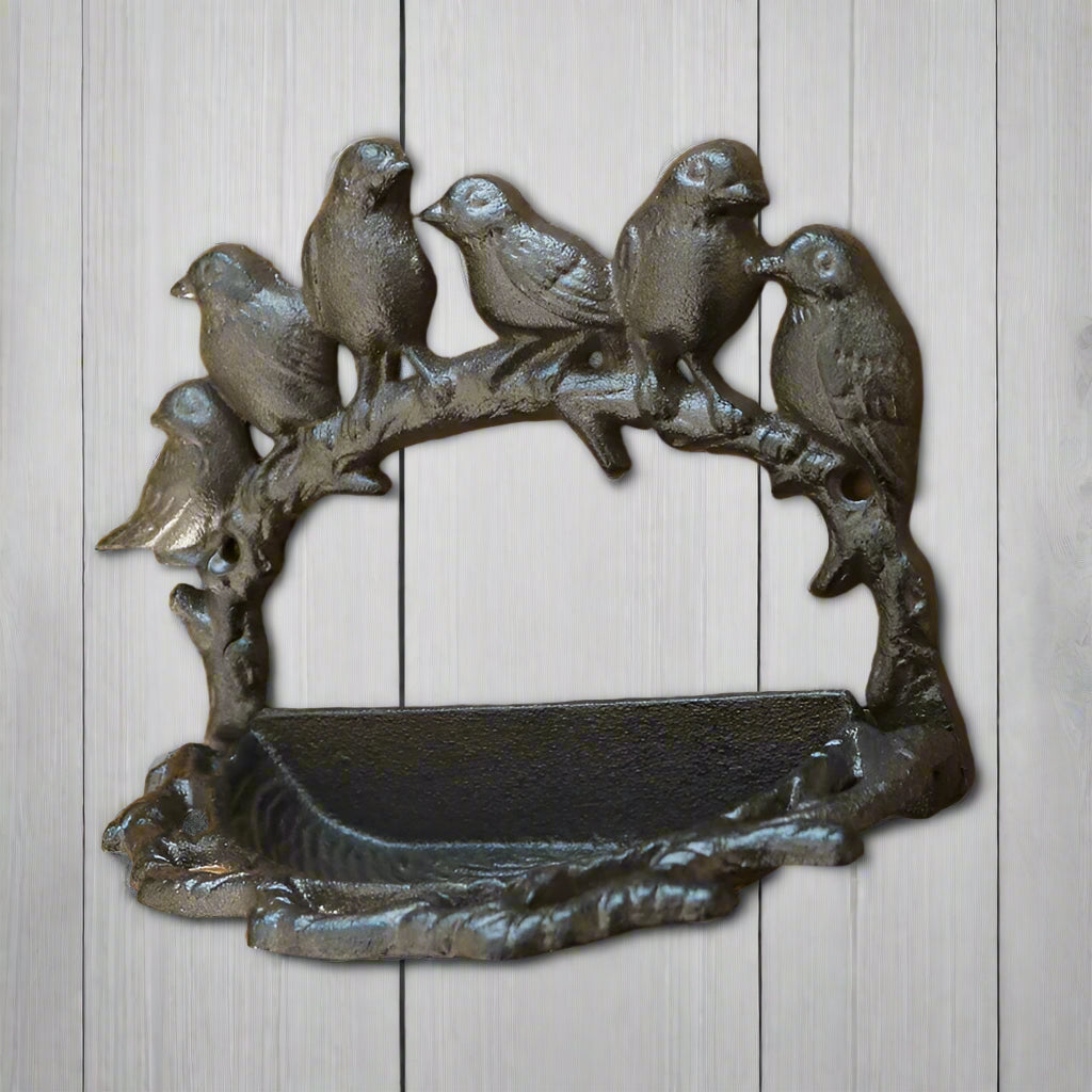 Bird Feeder Cast Iron Wall or Table