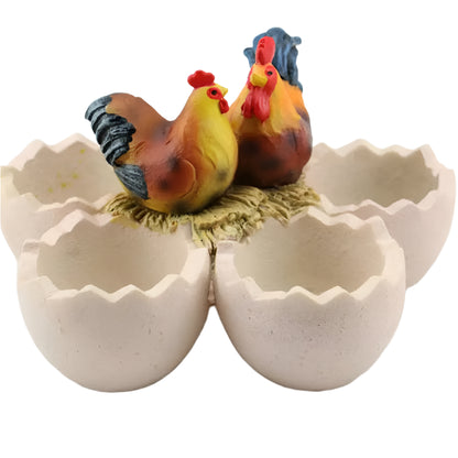 Chicken Bird Egg Pot Planter Garden