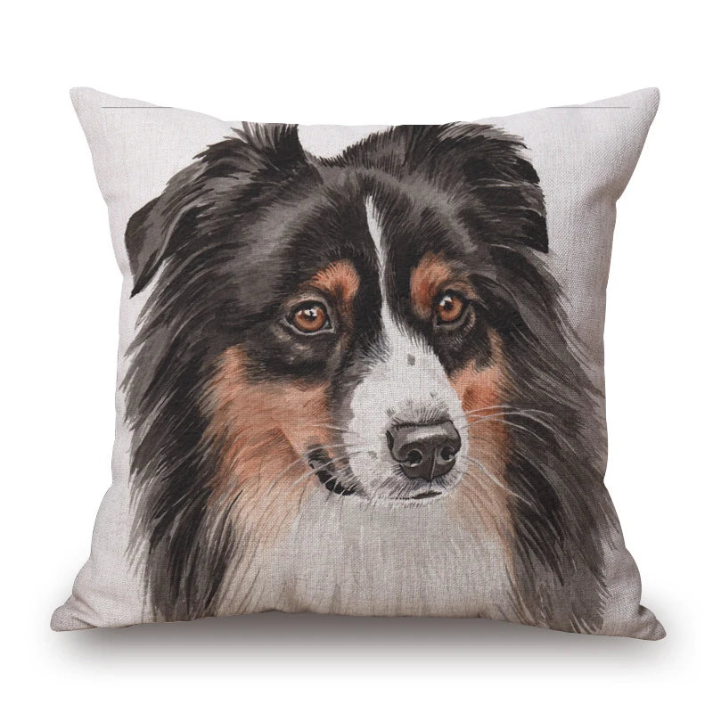 Dog Portrait Cushion Covers | Dalmatian, Boxer, Schnauzer & More | 45x45cm