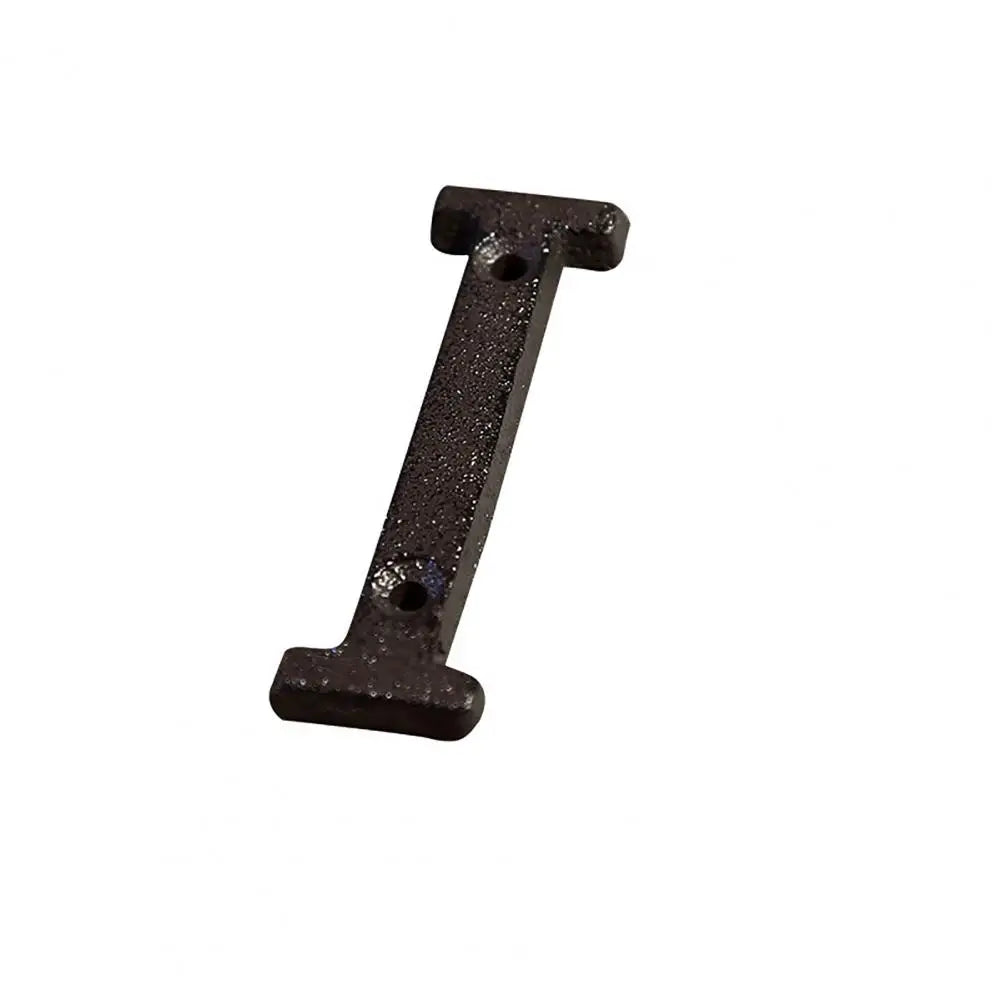House Property Address A-Z Letter Alphabet Cast Iron Rustic