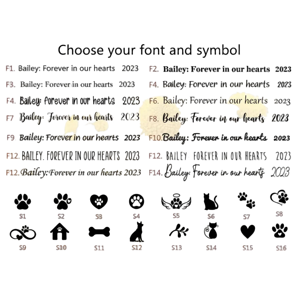 Personalised Ceramic Pet Urn | Custom Engraved Keepsake for Dogs Cats Birds & Small Pets