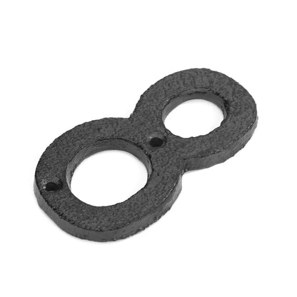 Cast Iron House Numbers 8cm - Door Plate Number Sign Metal