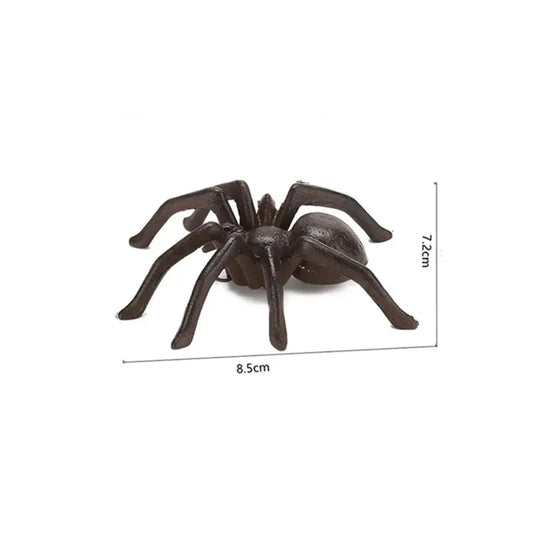 Cast Iron Spider Statue Ornament - 8.5x7.2cm