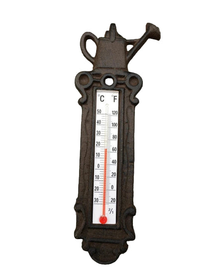 Thermometer Wall Vintage Garden Cast Iron Rustic