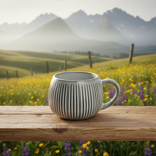 Mug Ceramic Natural Texture Handcrafted 350ml