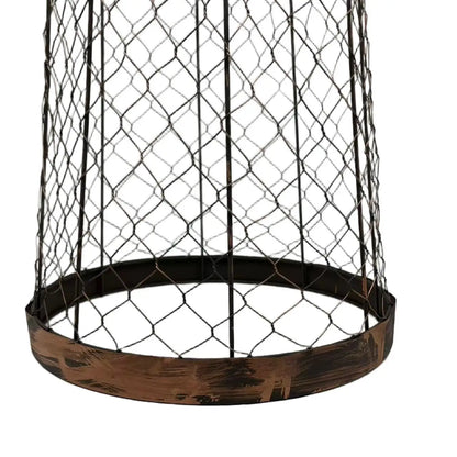 Metal Garden Cloche Rustic Bell Dome | 30cm x 48cm Plant Protection