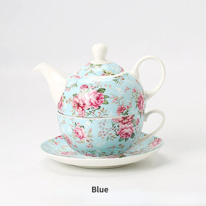 Teapot Tea Cup Set Floral