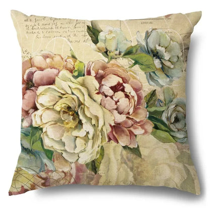 Cushion Cover Floral Rose Flower Butterfly Range