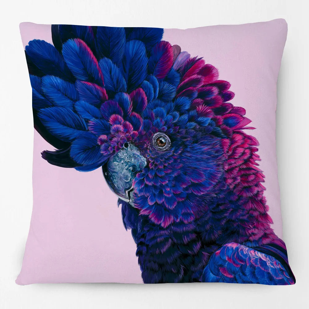 Australian Birds Cushion Cover | Rainbow Lorikeet Black Cockatoo Magpie & More | 45cm