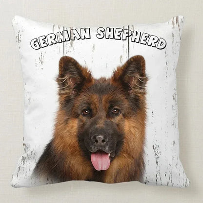 Cushion Cover Dog Breeds | 26 Breeds Polyester Cotton Sofa Pillow Case