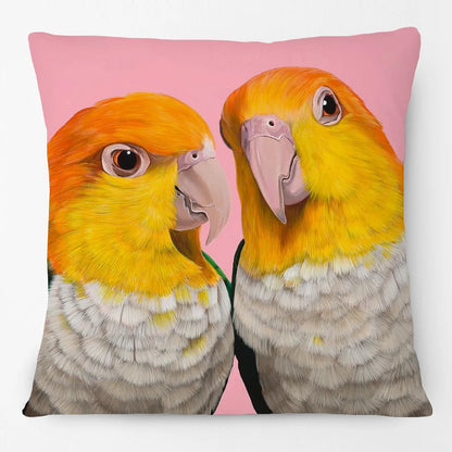 Australian Birds Cushion Cover | Rainbow Lorikeet Black Cockatoo Magpie & More | 45cm