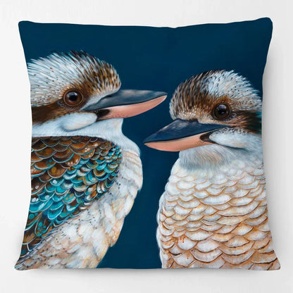 Cushion Cover Brights Bird Parrot Magpie Kookaburra Floral