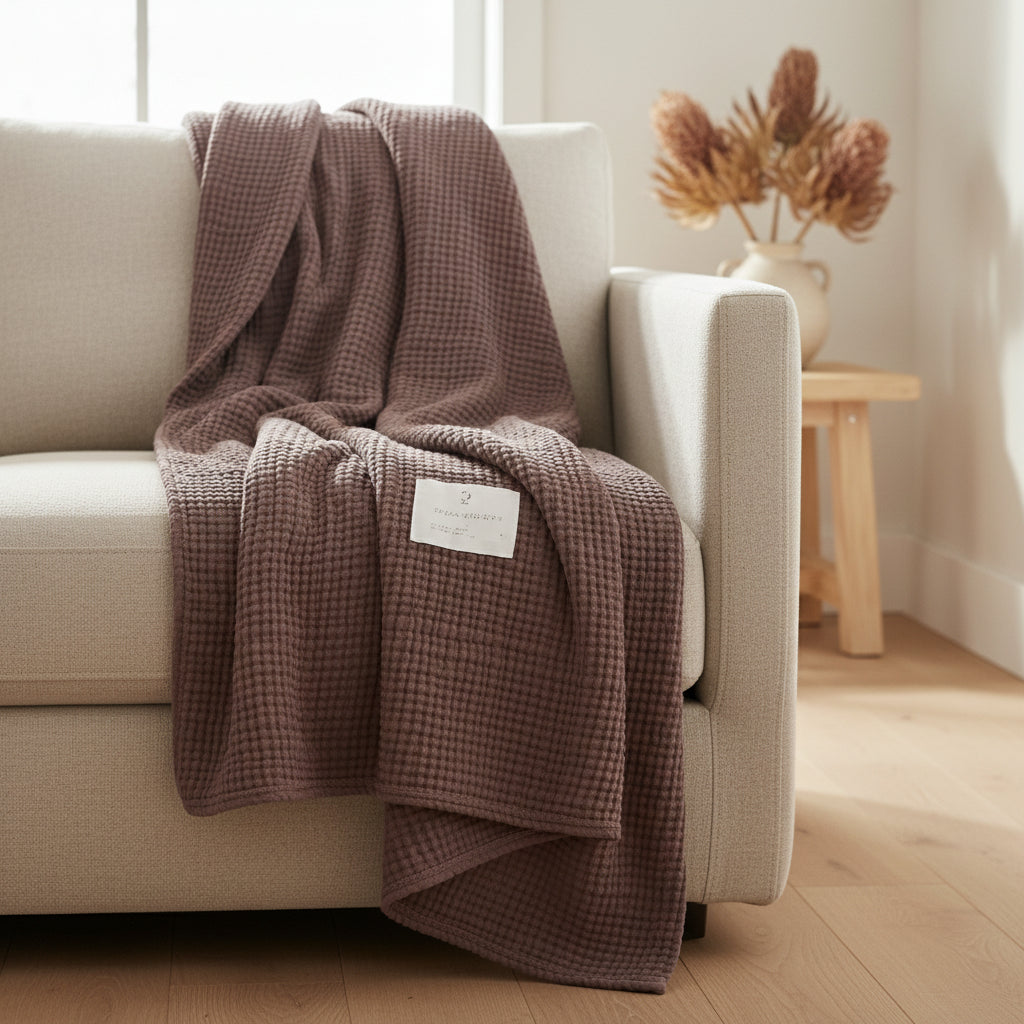100% Cotton Muslin Blanket | Soft Throw & Bed Blanket Australia