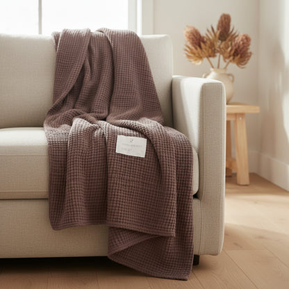 100% Cotton Muslin Blanket | Soft Throw & Bed Blanket Australia