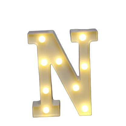 LED Light Alphabet Letter Number Decor