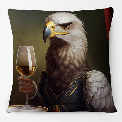 Cushion Cover Wine Bar Vintage Fun Cheetah Donkey Kangaroo