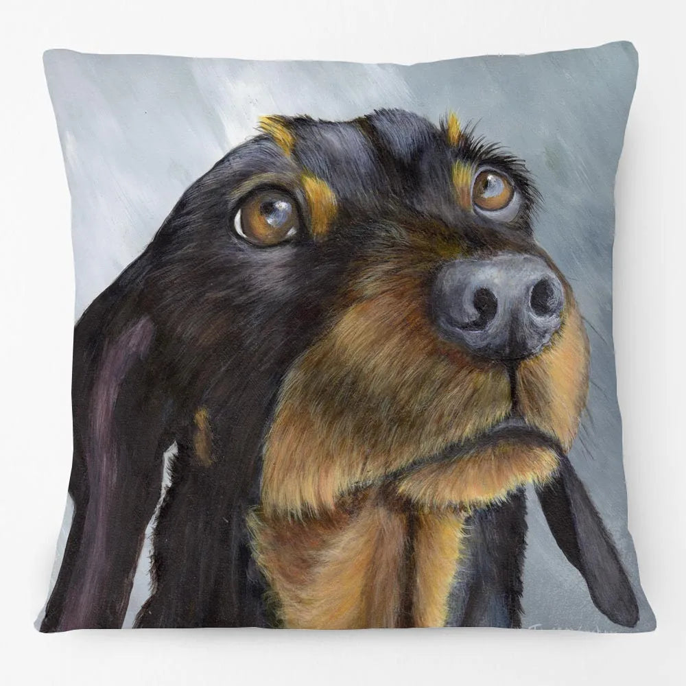 Australian Cattle Dog & Kelpie Red Heeler Cushion Cover | 45cm | Linen or Plush | Dog Lover Gift